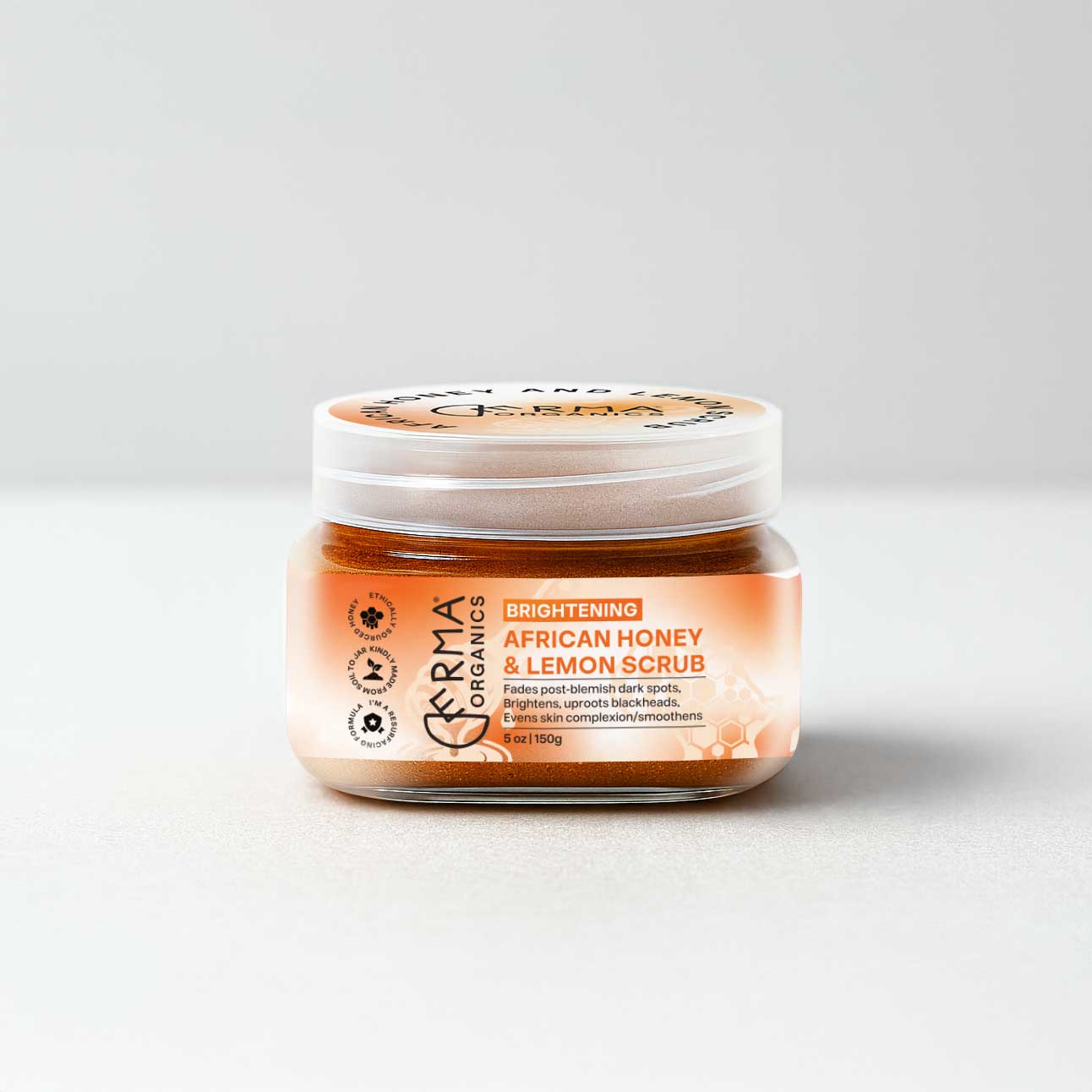 Organic African Honey & Lemon Scrub - Pack of 1